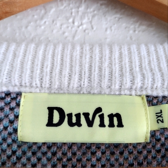 Duvin Racket Club Crew Knit Sweater - Picture 5 of 8